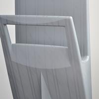 Eccopanta Schlafzimmer-Kleiderständer mit Nadelstreif-Optik  - grau 3